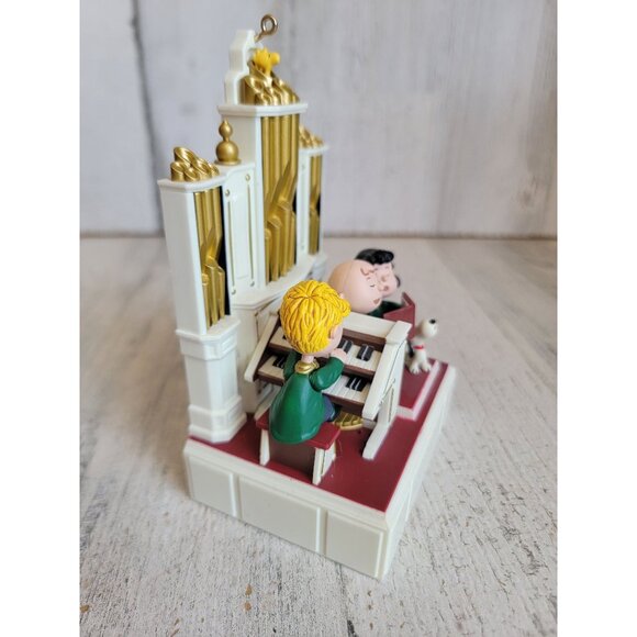 Hallmark Hark! Music fills the air AS IS Snoopy piano ornament Xmas - Picture 3 of 9